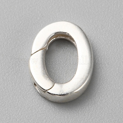 925 пружинные кольца из стерлингового серебра STER-WH0015-04S-1