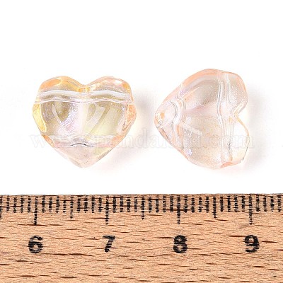 Прозрачные стеклянные бусины GLAA-T028-03J-1