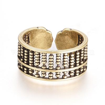 Регулируемые кольца из латуни RJEW-G104-07-1