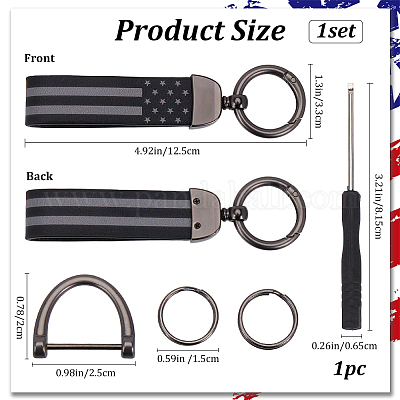 Брелок из искусственной кожи DIY-WH20013-23A-1