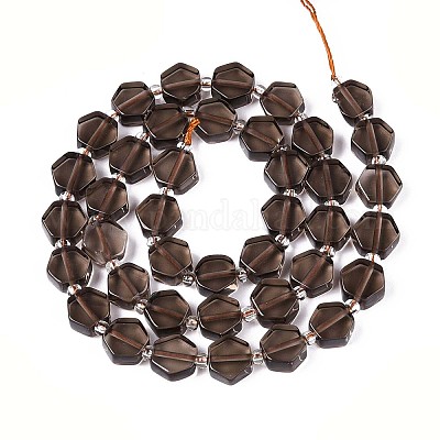 Натуральные ледяные обсидиановые бусинки G-P534-A15-01-1