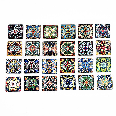 Кабошоны из стекла GGLA-S036-21C-02C-1