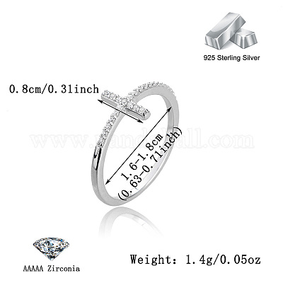 925 перстень из стерлингового серебра с паве из кубических цирконий DC0364-2-1