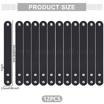 Кожаный регулируемый браслет на шнурке DIY-WH0002-28A-1