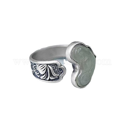 Регулируемые открытые манжеты из ретро-сплава и смолы для женщин FS-WG9D7B1-01-1