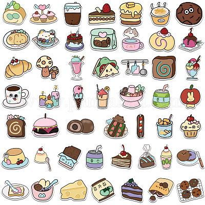 50 шт. самоклеящиеся наклейки из ПВХ STIC-M003-01-1