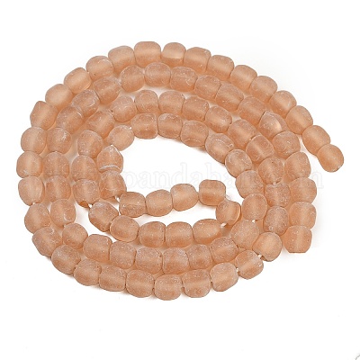 Матовое ручной работы Lampwork бисер LAMP-C022-01D-1