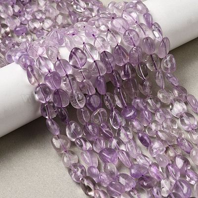 Natürlichen Amethyst Perlen Stränge&nbsp;G-D324-01-1