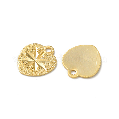 Фактурные подвески из латуни KK-O143-07G-1