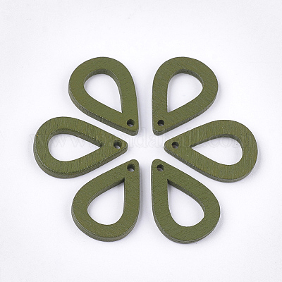 Расписные подвески из тополя WOOD-T021-08K-1