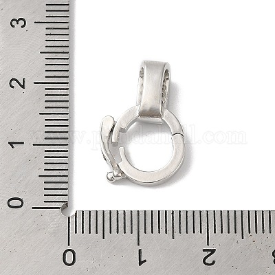 Покрытие стойки латунь микро паве прозрачный кубический цирконий твистер KK-A222-03A-P-1