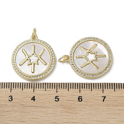 Латунные микро проложить кубического циркония подвески KK-G485-17F-G-1