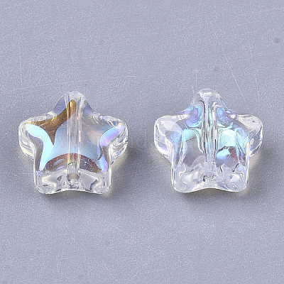 Прозрачные стеклянные бусины X1-GLAA-N035-01-B01-1