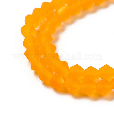 Имитировать нити бус из матового стекла из австрийского хрусталя GLAA-F029-TM3mm-B23-1