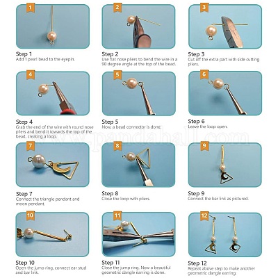 DIY серьги решений DIY-SC0004-87-1