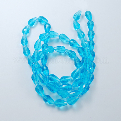 Стеклянные бусины X-GLAA-R024-15x10mm-7-1