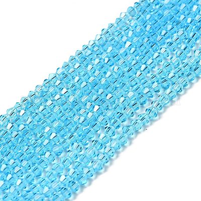 Имитация австрийского хрусталя 5301 биконус GLAA-S026-3mm-06-1