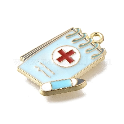 Подвески из сплава с эмалью медицинской тематики FIND-G090-02D-02-1