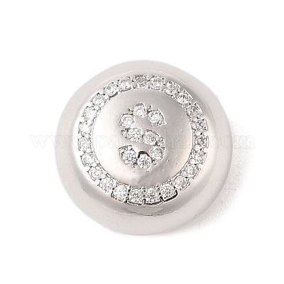 Подвески из латуни и кубического циркония KK-Z047-07P-S-RS-1