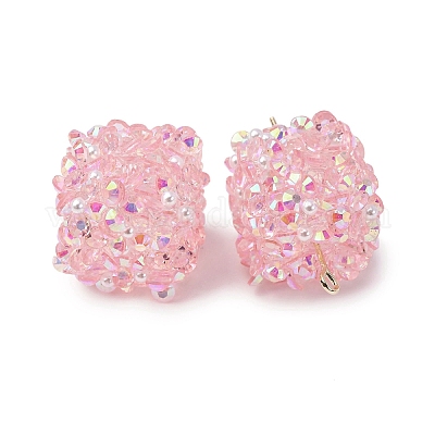 Бусины со стразами из смолы OACR-U009-01D-1