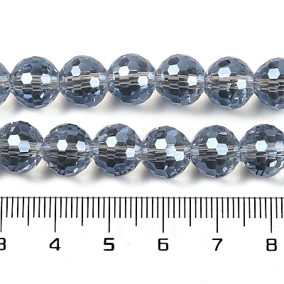 Прозрачные стеклянные бусины гальваническим пряди EGLA-N002-31-H06-1