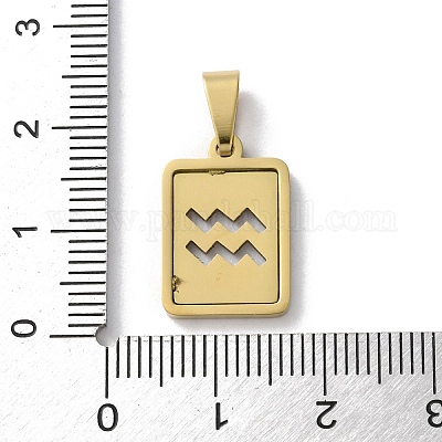 Подвески из нержавеющей стали 304 с изображением двенадцати созвездий STAS-S152-02G-K-1