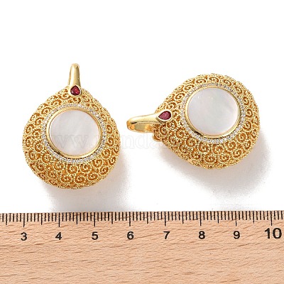 Стойка покрытие латунь rd кубический цирконий бусины клетка подвески&nbsp;LS-KK-K362-10G-1