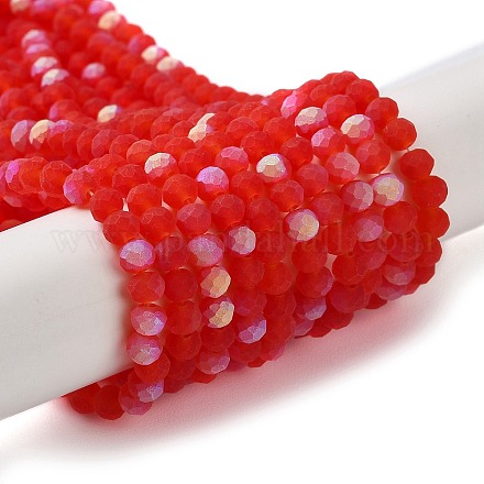 Прозрачные стеклянные бусины LS-EGLA-A034-T4mm-MB01-1