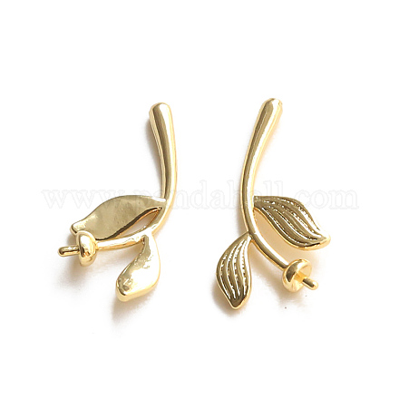 Brass Leaf Head Pins BAPE-PW0002-15C-01-1