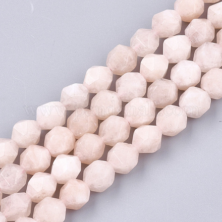Natürliche rosa Morganit Perlen Stränge G-T108-28B-1