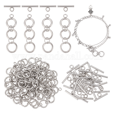 304 Stainless Steel Toggle Clasps DIY-AB00003-1