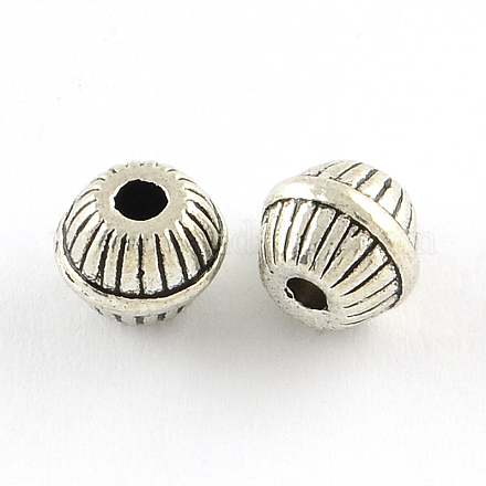 Round Alloy Beads TIBEP-R336-154AS-FF-1