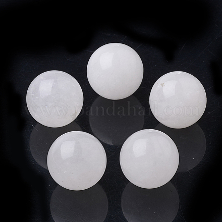 Perline di giada bianco naturale G-S289-18-12mm-1