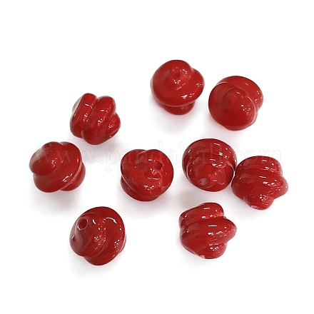 Непрозрачные акриловые бусины OACR-H034-39D-1