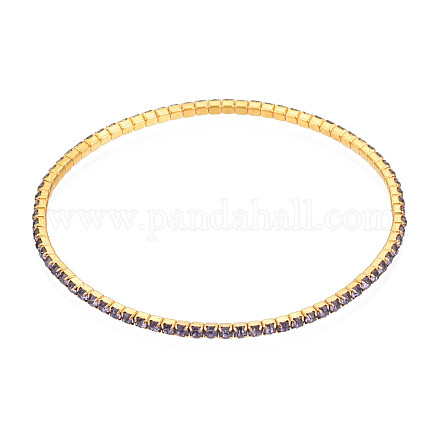 Brass Claw Chain Stretch Bracelets BJEW-T010-02G-08-1