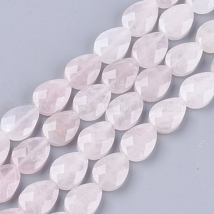 Chapelets de perles en quartz rose naturel G-S354-02-1