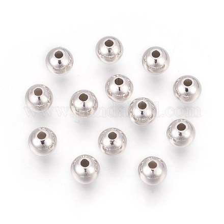 Perles 925 en argent sterling STER-P405-10P-3x1.2-1