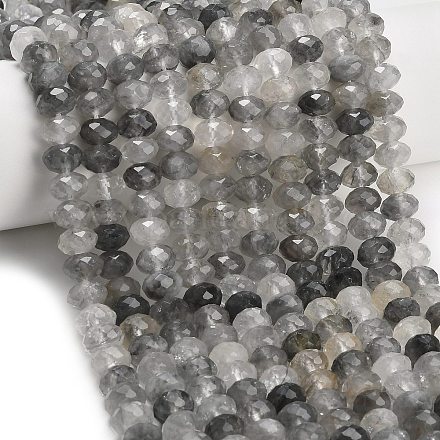 Естественный облачно кварц бисер пряди&nbsp;G-C280-A16-02-1