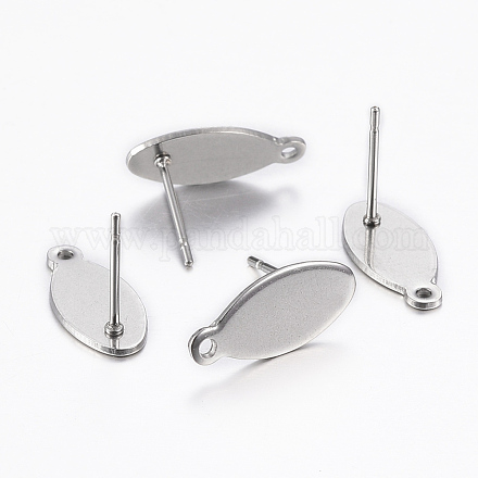 Accessoires de puces d'oreilles en 304 acier inoxydable X-STAS-K154-65P-1