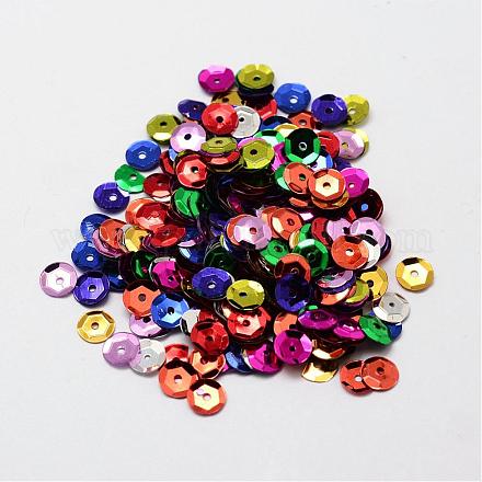 Perles de paillette en plastique PVC-A001-10mm-M-1