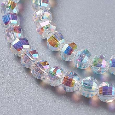 Verre imitation perles de cristal autrichien GLAA-F108-03-1