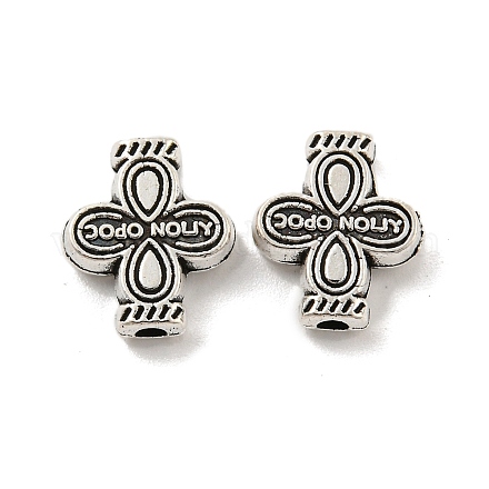 Сплавочные овальные бусины тибетского стиля  FIND-M011-21AS-1