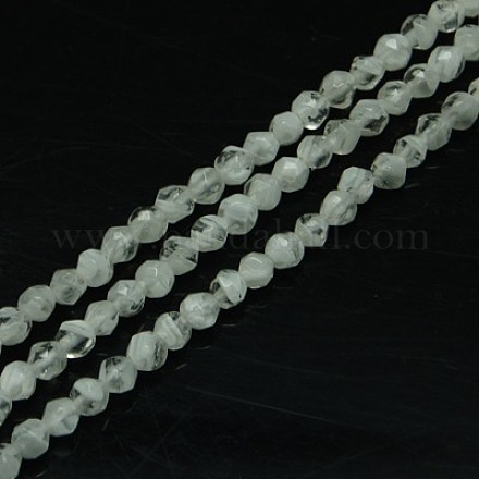 Perles millefiori verre brins X-G-K020-3mm-08C-1
