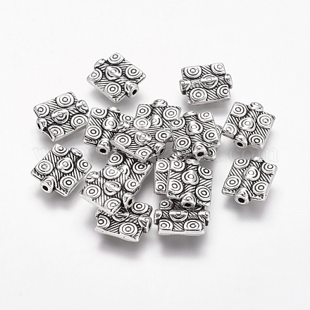 Abalorios de acero de rectángulo de estilo tibetano LF0660Y-1