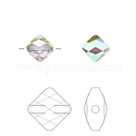 Perles de cristal autrichien 5054-6mm-001PARSH(U)-1
