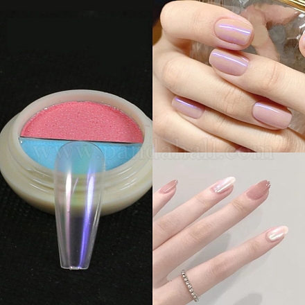Polvere per nail art bicolore allo stato solido MRMJ-T067-12F-1