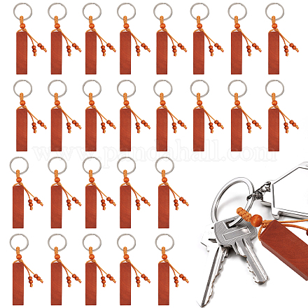 CHGCRAFT 26Pcs Iron Key Ring Keychain AJEW-CA0003-19-1