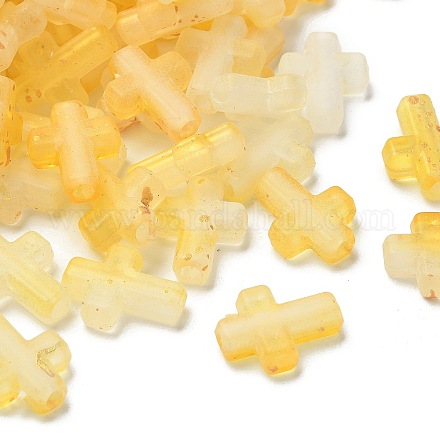 Прозрачные акриловые бусины градиентного цвета OACR-M023-03H-1