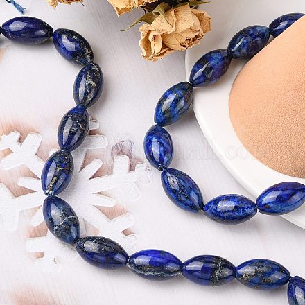Chapelets de perles en lapis-lazuli naturel G-K311-06-1