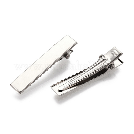 Iron Flat Alligator Hair Clip Findings IFIN-S286-34mm-1